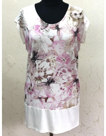 Літня жіноча туніка квітковий принт тмNatali, Польща