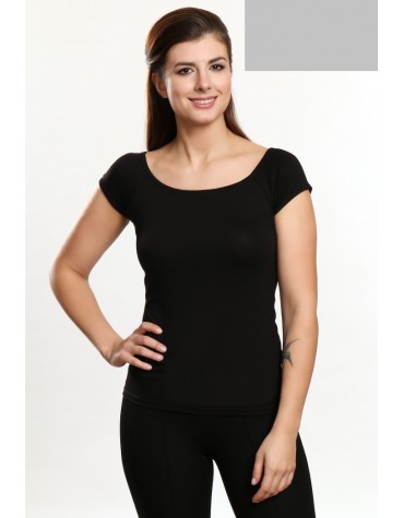 Aria сталева віскозна футболка тмViolana, Польща