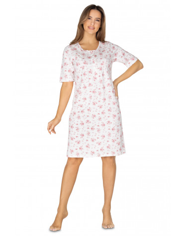 Бавовняна жіноча нічна сорочка тмRegina, Польща, р. 2XL Бавовняна жіноча нічна сорочка тмRegina, Польща, р. 2XL