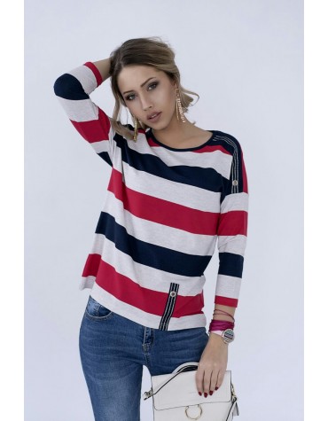 Жіноча трикотажна блузка рукав 3/4 тмM.Hajdan, Польща