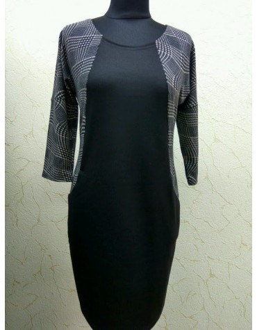 Сукня міді трикотаж рукав 3/4 тмNatali, Польща