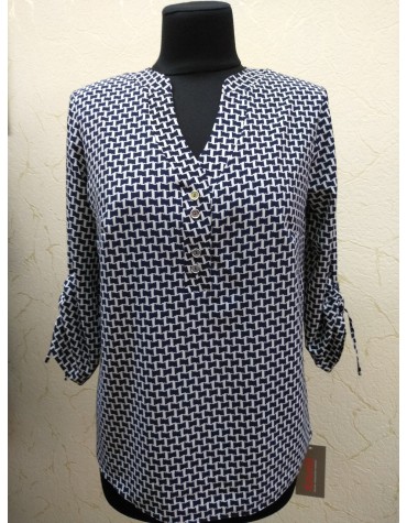 Елегантна повсякденна блуза на гудзиках Ravella, Польща