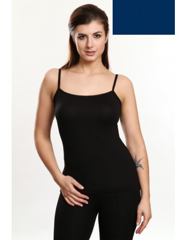 Nadia темно-синя майка-топ віскоза  тмViolana, Польща Nadia темно-синя майка-топ віскоза  тмViolana, Польща