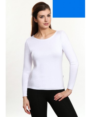 Tosca однотонна футболка довгий рукав тмViolana, Польща Tosca однотонна футболка довгий рукав тмViolana, Польща