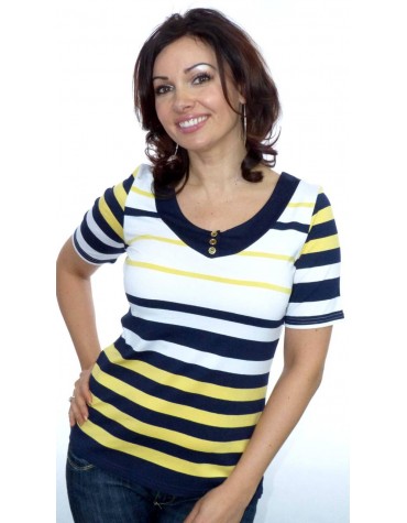 Жіноча літня блуза віскоза тмM.Hajdan, Польща