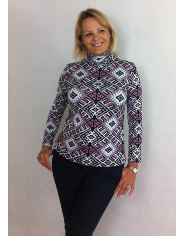 Гольф жіночий геометрія віскоза тмJustti, Польща