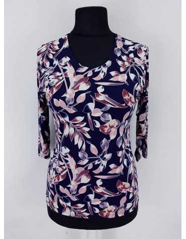 Жіноча віскозна блузка 3/4 рукав тмAGA, Польща