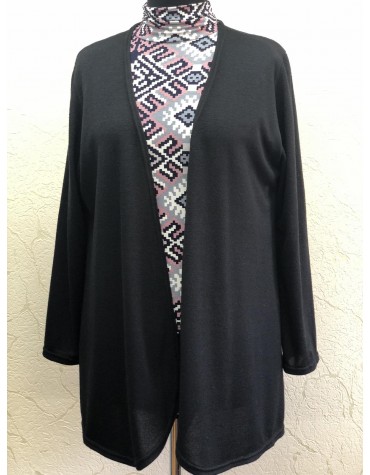 Жіночий чорний кардиган трикотажний тмGran, Польща Жіночий чорний кардиган трикотажний тмGran, Польща