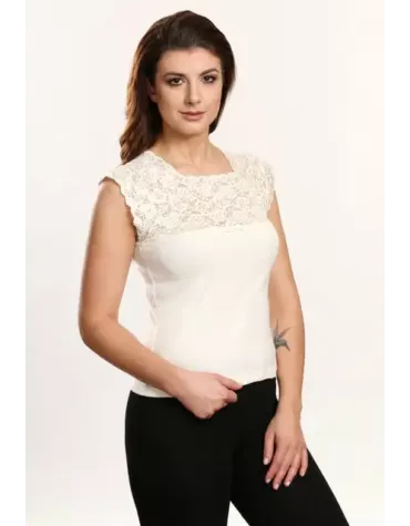 Viola блузка бавовняна шампань тмViolana, Польща