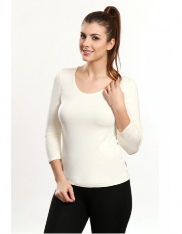 Gloria футболка шампань рукав 3/4 віскоза тмViolana, Польща