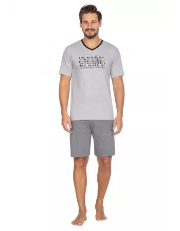 Чоловіча бавовняна піжама шорти тмRegina, Польща, р.3XL