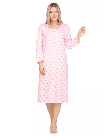 Жіноча сорочка нічна бавовняна тмRegina, Польща, р. 2XL-4XL Жіноча сорочка нічна бавовняна тмRegina, Польща, р. 2XL-4XL