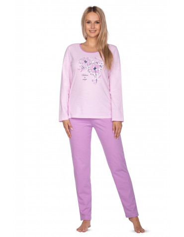 Жіноча піжама довгий рукав тмRegina, Польща, р. 2XL-4XL Жіноча піжама довгий рукав тмRegina, Польща, р. 2XL-4XL