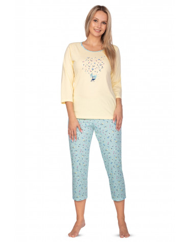 Жіноча піжама 3/4  тмRegina, Польща р. 2XL-3XL Жіноча піжама 3/4  тмRegina, Польща р. 2XL-3XL