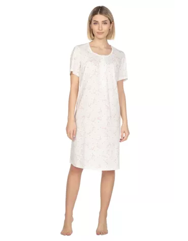 Жіноча бавовняна нічна сорочка на ґудзиках тмRegina, Польща, р.2XL-3XL