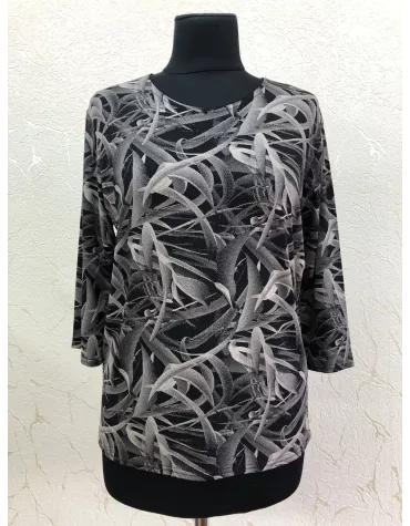 Жіноча віскозна блузка з абстрактним принтом тмAga, Польща