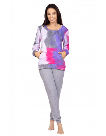 Бавовняний домашній теплий костюм тмRegina, Польща р.XXL