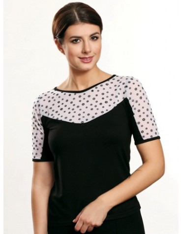 Gala чорна блузка короткий рукав тмViolana, Польща
