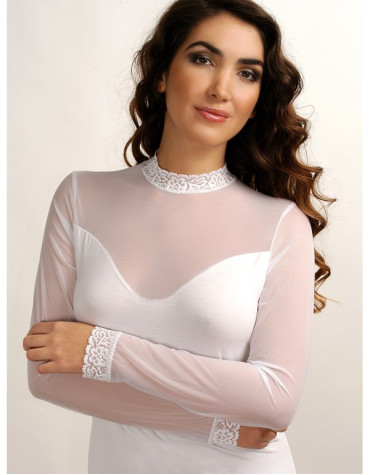 Bogna блузка-гольф довгий рукав-сітка тмViolana, Польща Bogna блузка-гольф довгий рукав-сітка тмViolana, Польща