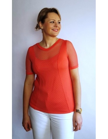 Жіноча віскозна блузка корал Bonita тмJustti, Польща