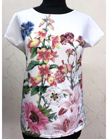 Жіноча віскозна літня блуза тмM.Hajdan, Польща