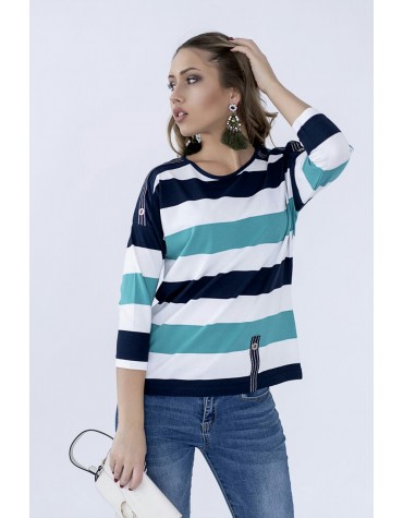 Жіноча блузка трикотаж четвертний рукав тмM.Hajdan, Польща