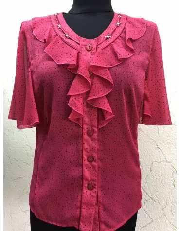 Малинова блузка шифон тмSorriso, Польща Малинова блузка шифон тмSorriso, Польща