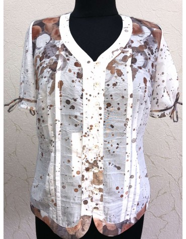 Літня жіноча блузка на гудзиках тмUlimex, Польща