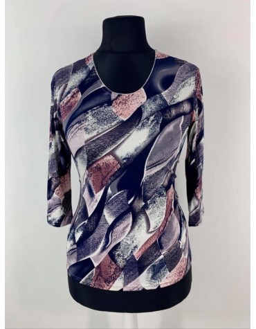 Жіноча віскозна блузка четвертний рукав тмAGA, Польща