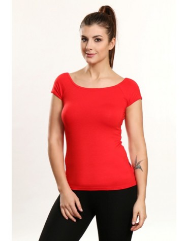 Aria червона футболка віскоза тмViolana, Польща