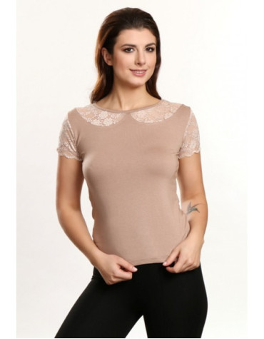 Cleo блузка з мереживними вставками тмViolana, Польща