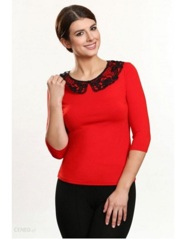 Erin блузка з мереживним комірцем тмViolana, Польща