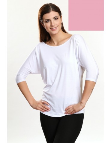 Lamia рожева блузка 3/4 рукав летюча миша тмViolana, Польща Lamia рожева блузка 3/4 рукав летюча миша тмViolana, Польща