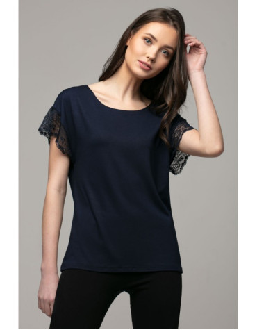 Nancy блузка з мереживом на спині тмViolana, Польща