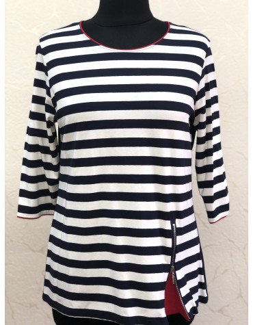 Жіноча блузка віскоза рукав  3/4 тмMariposa, Польща